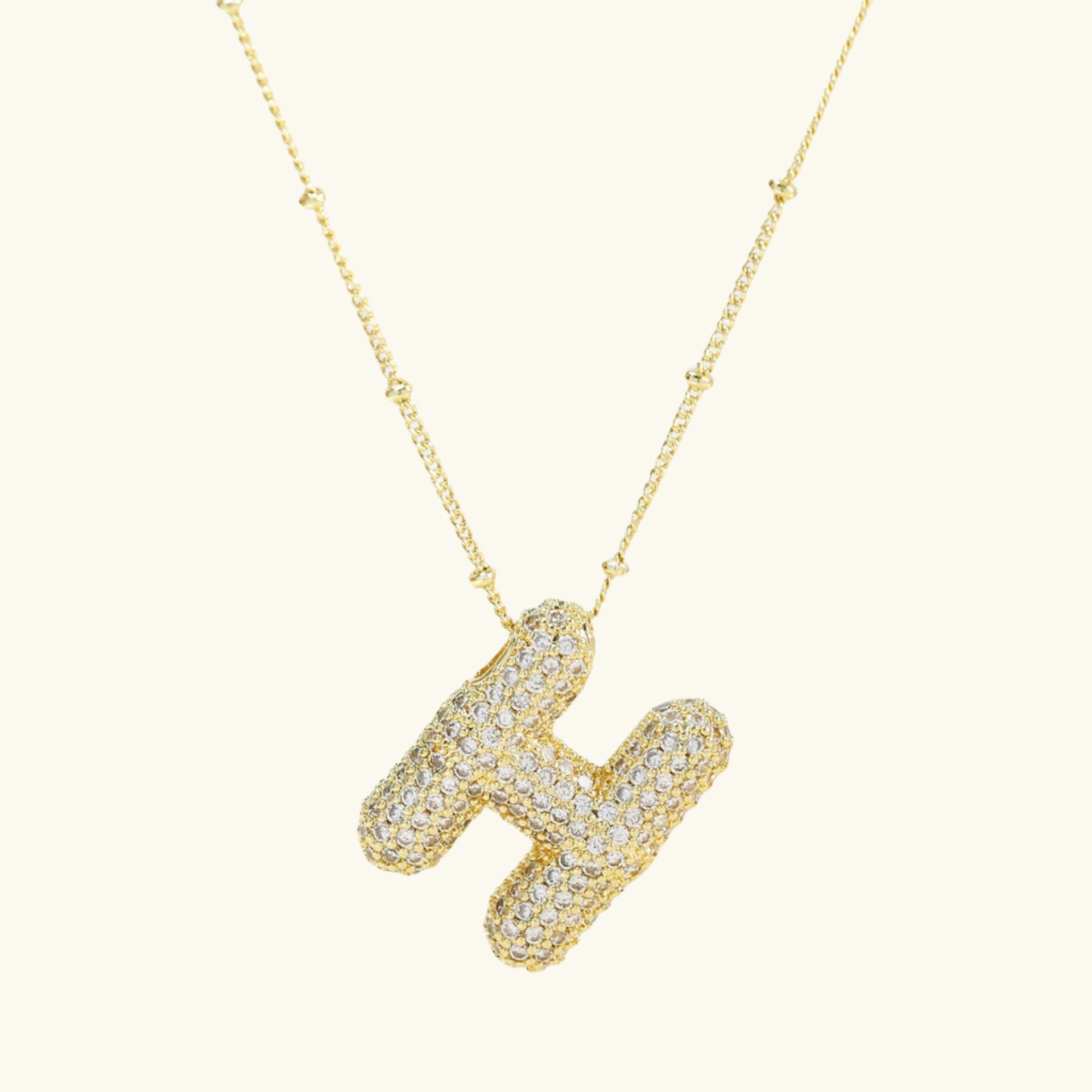 Bubble Letter Necklace