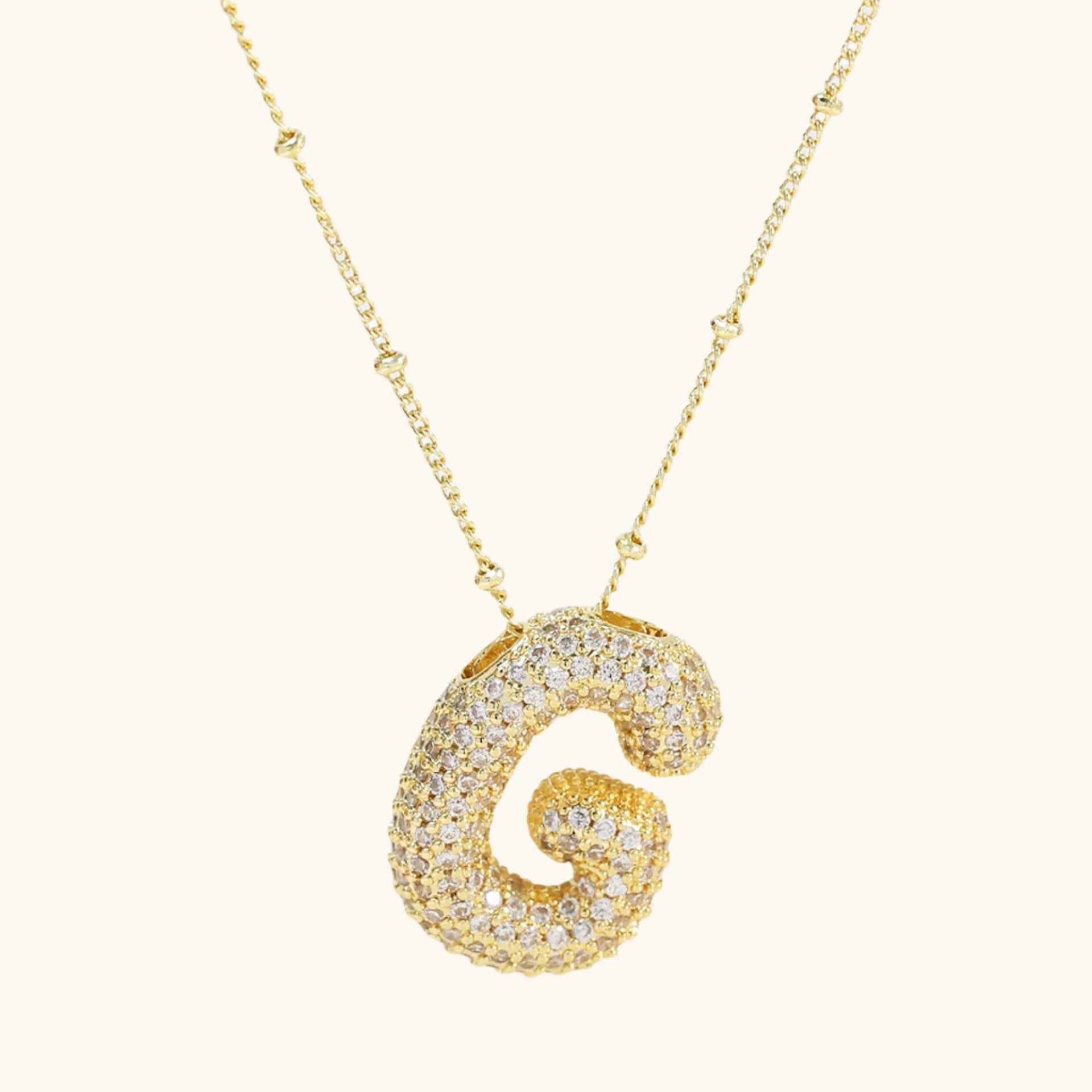 Bubble Letter Necklace