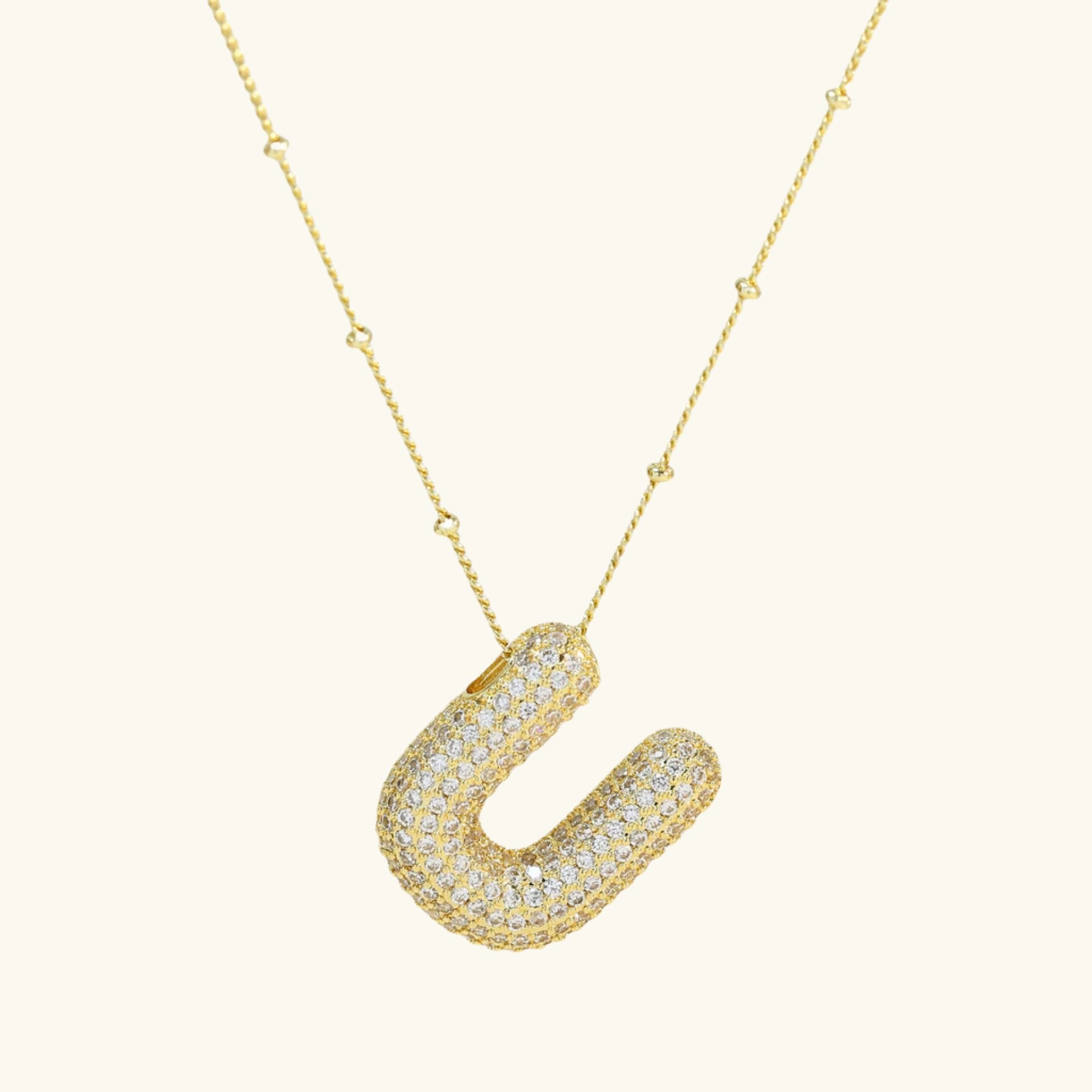 Bubble Letter Necklace