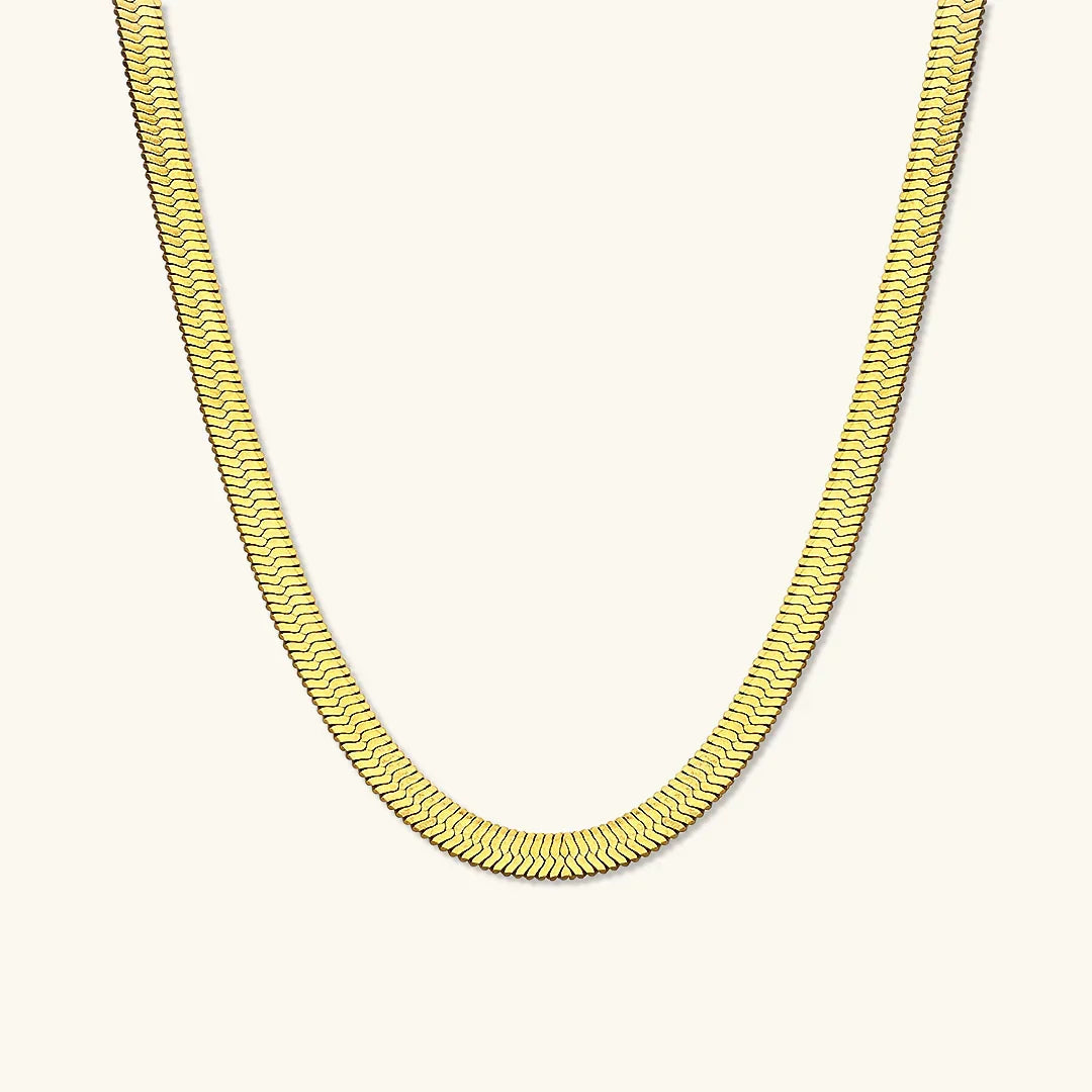 Hailey Herringbone Necklace