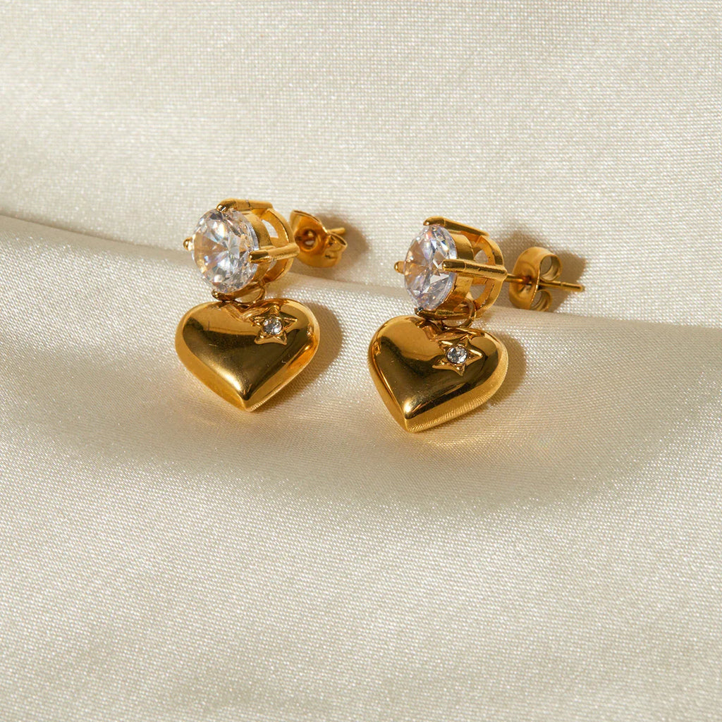 Mila Heart Earrings