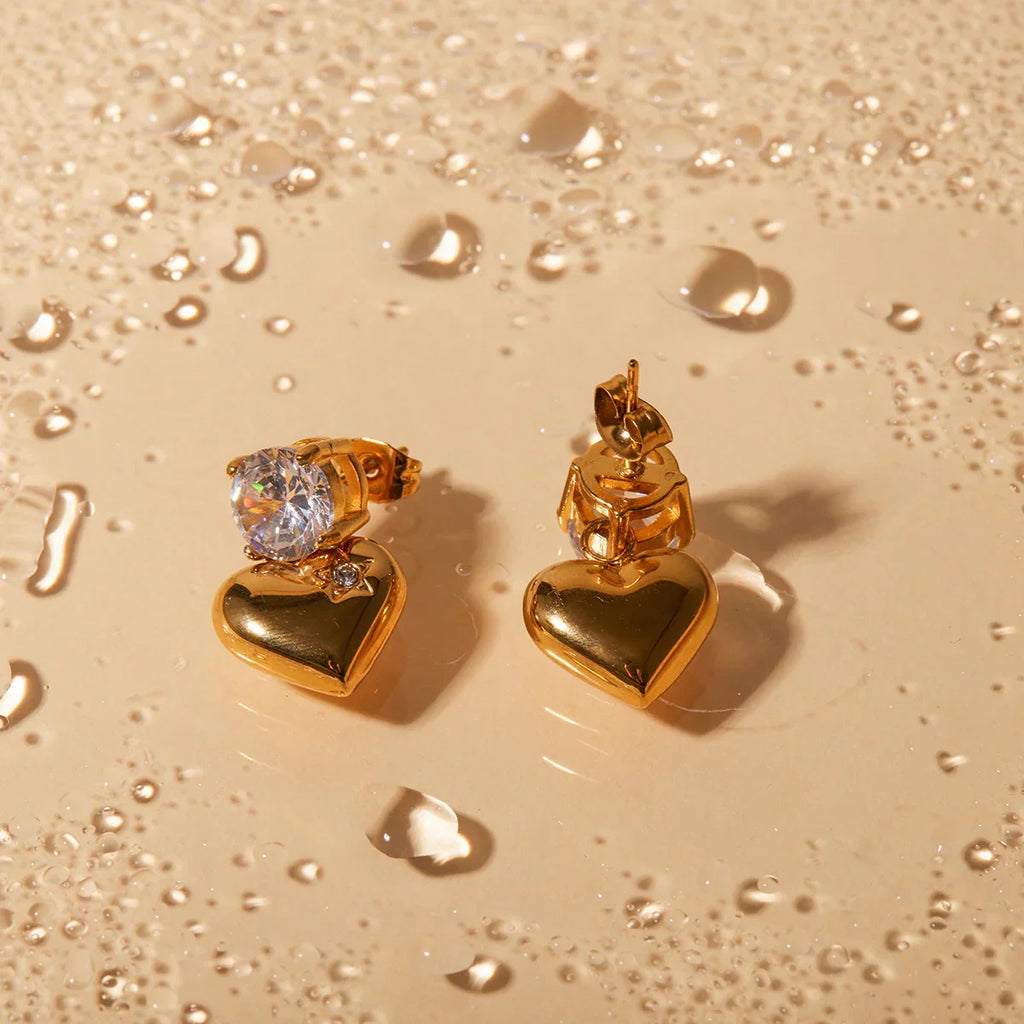 Mila Heart Earrings