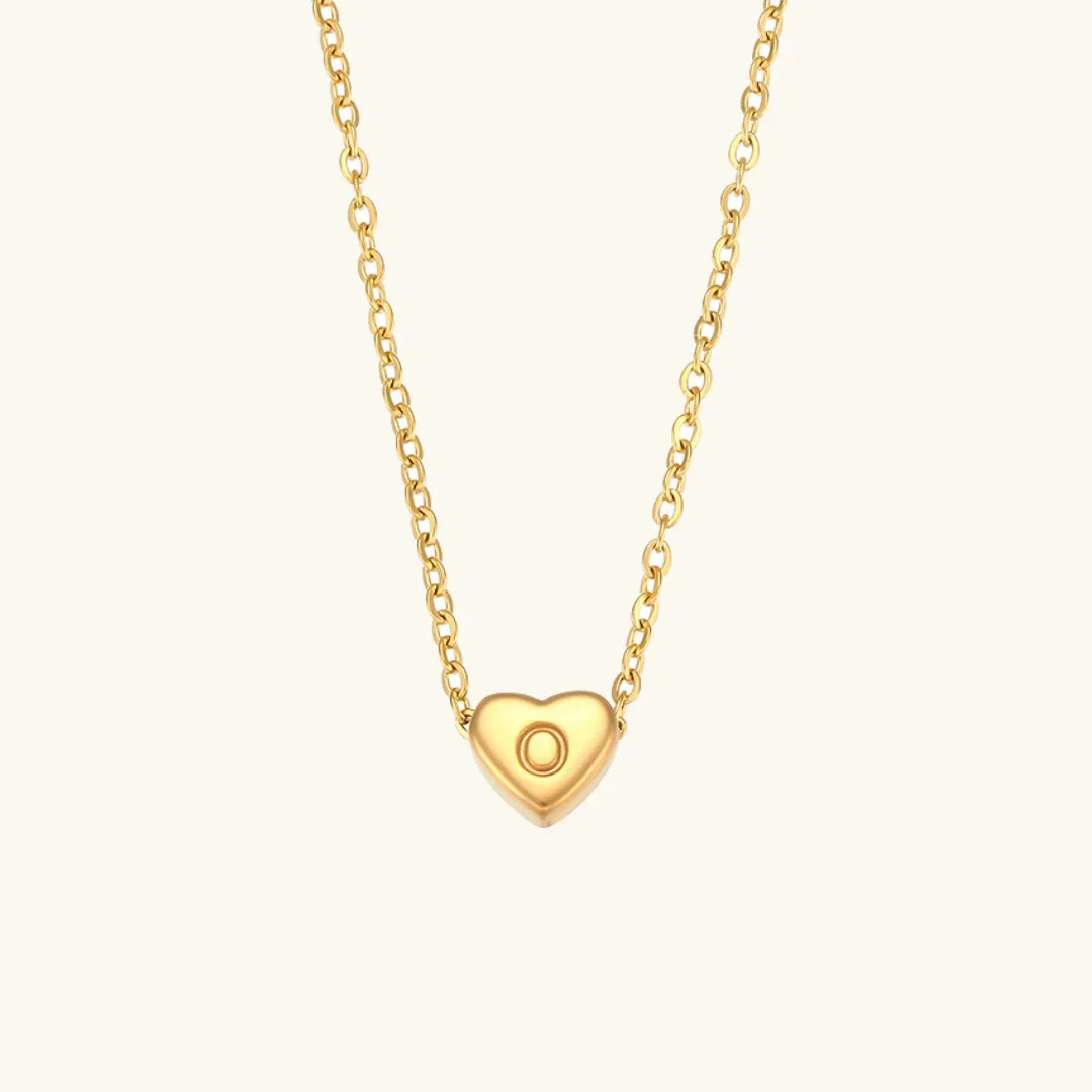 Heart Muse Initial Necklace